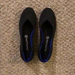 Rothy’s black flats size 10.5